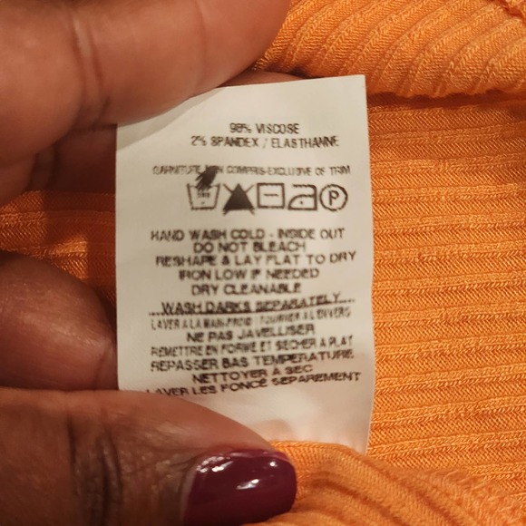 The Range NYC Knit Ribbed Cropped Top Size XS - Picture 6 of 7